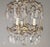 3-Light Small Chandelier by Mario Lighting Inc For Sale - Image 4 of 8