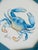 Nautical Original Hand-Painted Crab Painting in a Hand-Painted Frame For Sale - Image 3 of 3