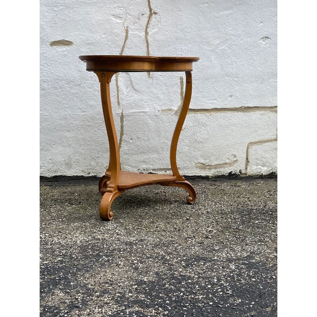 1900s Antique French Ornolu Accent Table For Sale - Image 4 of 6