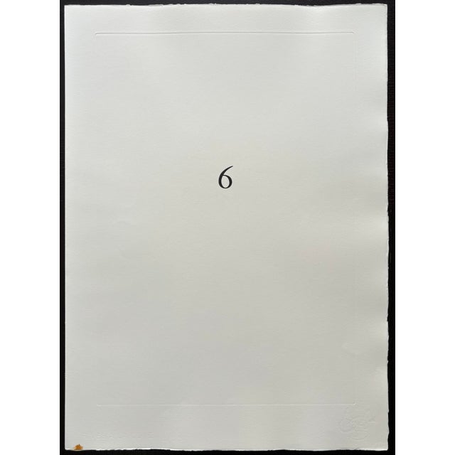 Salvador Dali, The Flagrant City, Original Color Drypoint Etching, 1973 For Sale - Image 6 of 9