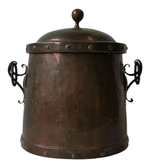 Copper and Bronze Arts & Crafts Fireplace Chimney Pot