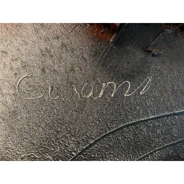 1990s Vintage Gurami Monumental Industrial Brutalist Mixed-Media Relic Painting – Signed "Gurami" For Sale - Image 5 of 7