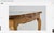 French Provincial Early 20th Century One-of-a-Kind Custom Powder-Blue Leather French Louis XV Style Game Table For Sale - Image 3 of 6