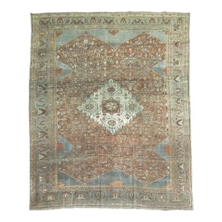 Early 20th Century Zabihi Collection Tribal Persian Room Rug - 8'8" x 10'10" For Sale
