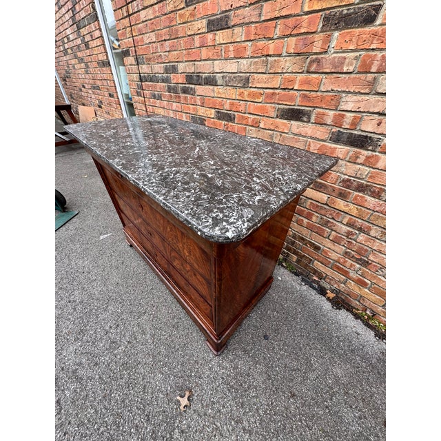 Brown 19th Century Louis Philippe Chest /Commode For Sale - Image 8 of 15