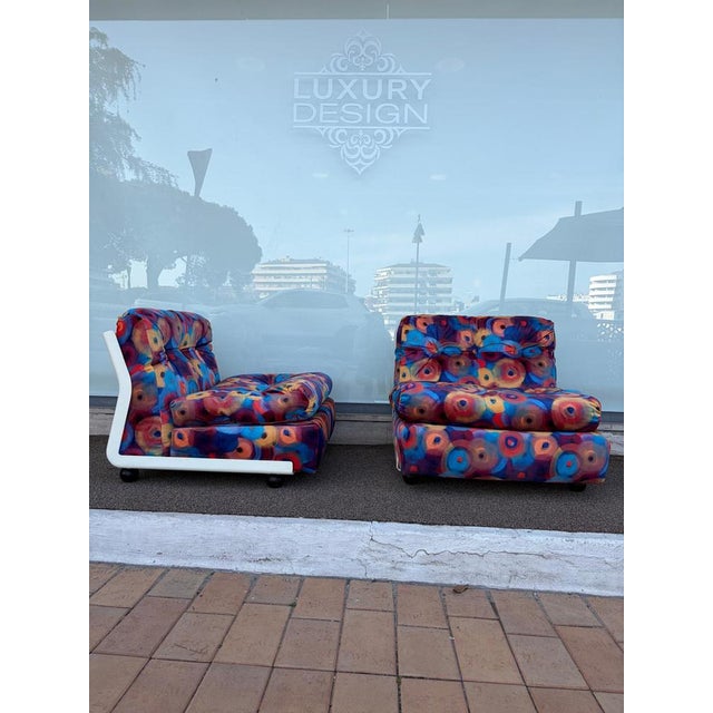 Amanta Armchairs by Mario Bellini for C&B Italia, 1969, Set of 2 For Sale - Image 6 of 18