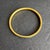 Vintage Malachite Inlay Bangle Bracelet Brass Gold Tone Thin For Sale - Image 4 of 9