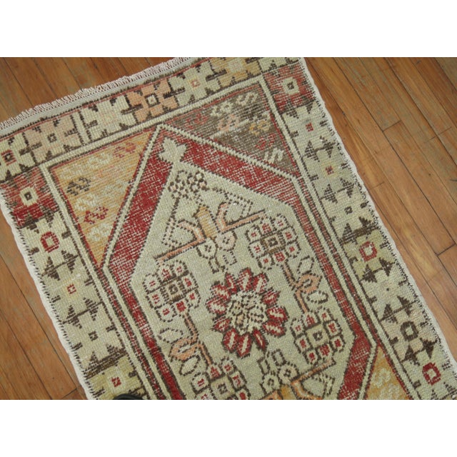 Vintage Turkish Anatolian Rug - 0' x 9'2" For Sale - Image 4 of 5