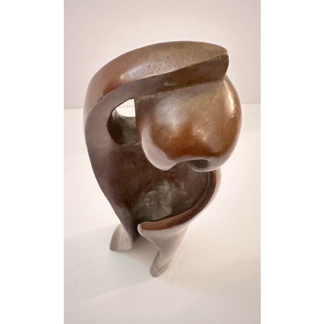 Bronze Abstract Bronze Figure Sculpture For Sale - Image 8 of 10