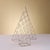Transitional Holiday LED Open-Frame Metal Tabletop Tree Décor, 15-Inch For Sale - Image 3 of 4
