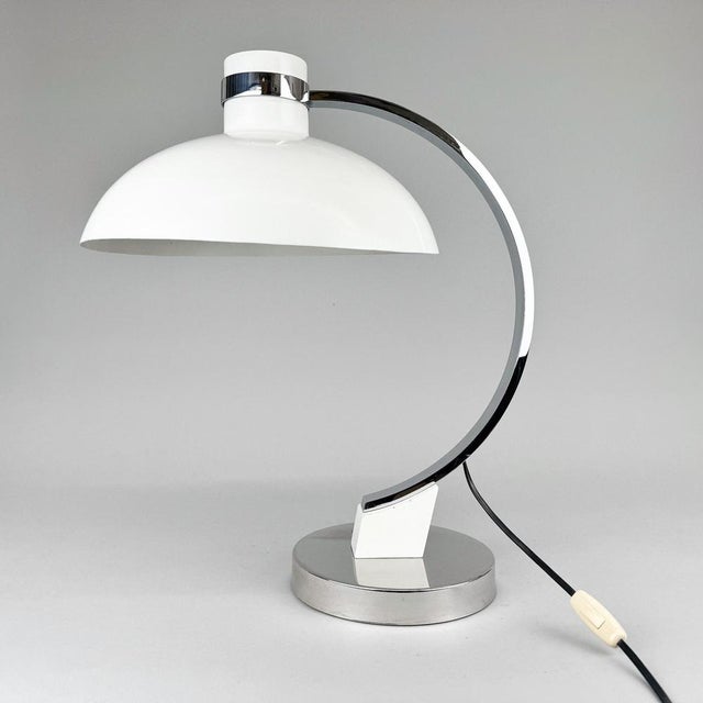 Mid-Century Table Lamp in the style of Kaiser Idell, 1970s For Sale - Image 13 of 16