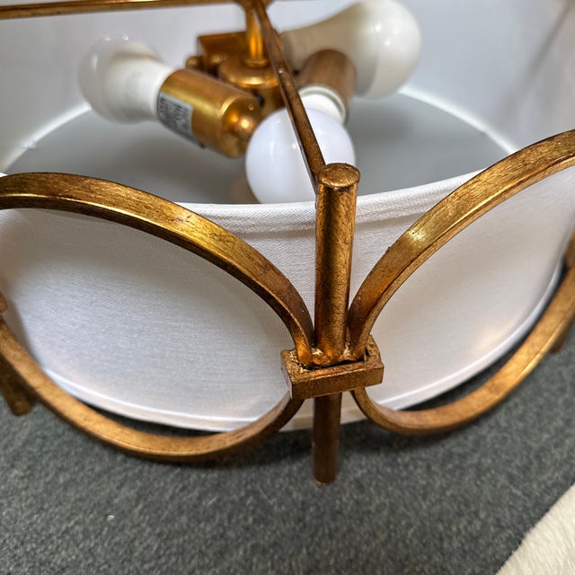 Golden Rings Semi-Flush Mount For Sale - Image 11 of 12