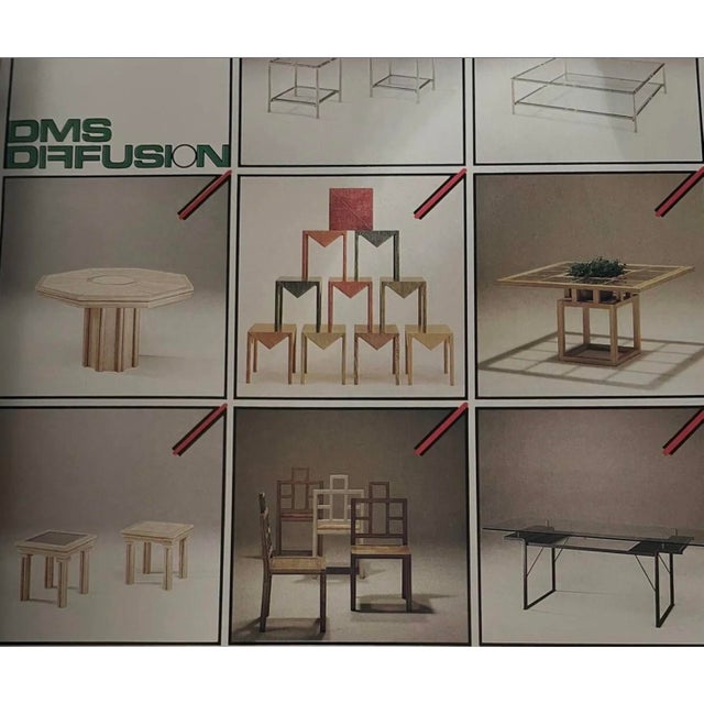 Vintage Chairs and Dining Table in Limed Oak by Jean Michel Wilmotte, 1970s, Set of 7 For Sale - Image 6 of 10