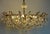 Antique Palwa Brass Lead Crystal Chandelier from Palwa, 1950s For Sale - Image 15 of 17