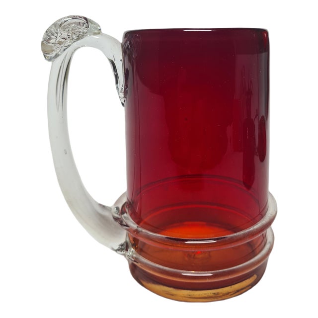Beer Cup by J. Słuczan-Orkusz for Cracow Institute for Glassworks, Poland, 1970s For Sale