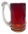 Beer Cup by J. Słuczan-Orkusz for Cracow Institute for Glassworks, Poland, 1970s For Sale