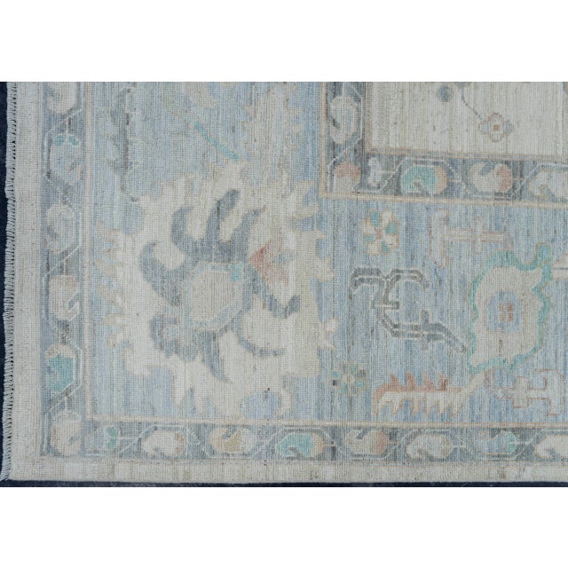 Oushak Rug 12'4" x 18'9" #17173 For Sale - Image 4 of 8