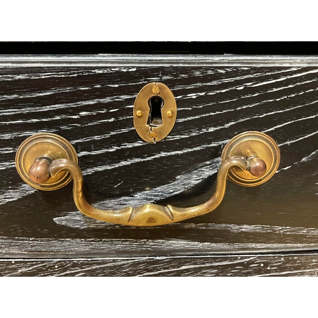 A limed oak English hall seat, having a plank top above the single drawer, and rising on outswept legs. I am madly in love...