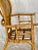 Camel Pair Bamboo & Rattan Fan Back Arm Chairs For Sale - Image 8 of 18