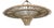 Large Rattan Saucer Suspension with Iron Frame For Sale