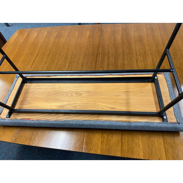 1950s Lee Woodard Iron Bench For Sale - Image 10 of 10