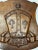 Wood C1919 Hand-Carved Heraldic School Crest Plaque — Rivington & Blackrod Grammar School, Lancashire Wall Crest Sculpture For Sale - Image 7 of 18