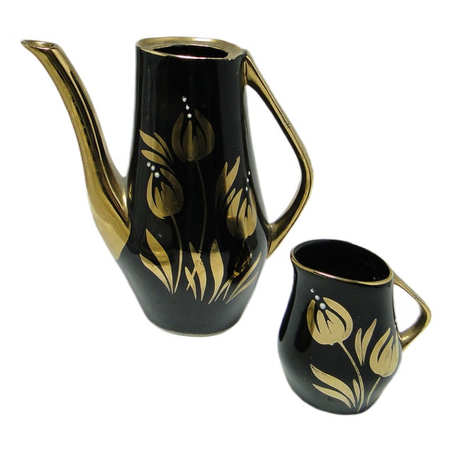 Mid-Cent Milk Jug from Chodzież, 1960s, Set of 2 For Sale