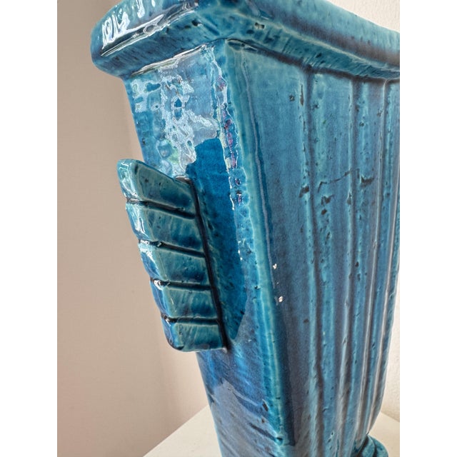 1940s Mid-Century Chamotte Vase by Gunnar Nylund for Rörstrand, Sweden, 1940 For Sale - Image 5 of 9