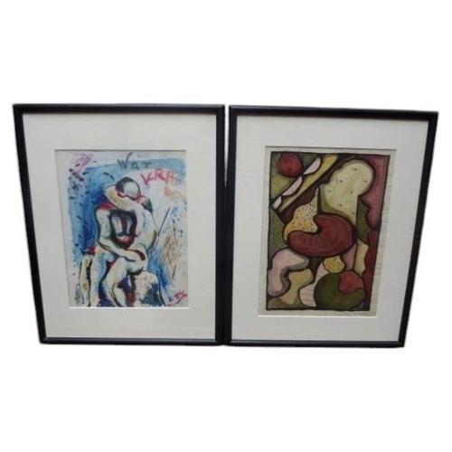 Maria Rajecka, Pair of Impressionist Watercolours, 1950, Watercolor, Framed For Sale - Image 13 of 13