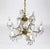 Brass Mid 20th Century 7-Light Multi-Crystal Maria Theresa Chandelier For Sale - Image 8 of 13