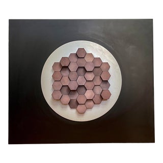 "Square by Round Plus Black Hex" Wall Art For Sale