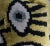 Contemporary Handmade Velvet Evil Eye Good Luck Throw Pillow & Down Feather Insert For Sale - Image 10 of 12