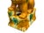 Pair Chinese Tri-Color Mustard Yellow Glaze Fengshui Lions Foo Dogs For Sale - Image 13 of 15