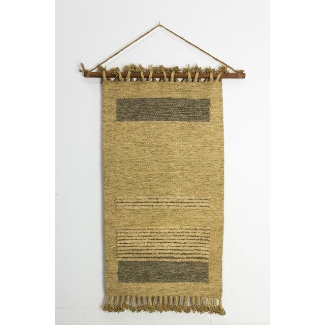 Wood Wool Wall Tapestry, 1970s For Sale - Image 7 of 8