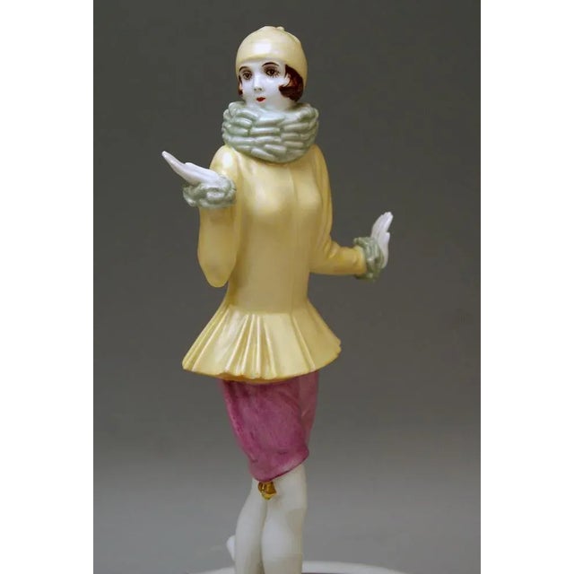 Lady Yvonne Dorothea Charol Figurine from Rosenthal, Germany, 1930s For Sale - Image 6 of 9