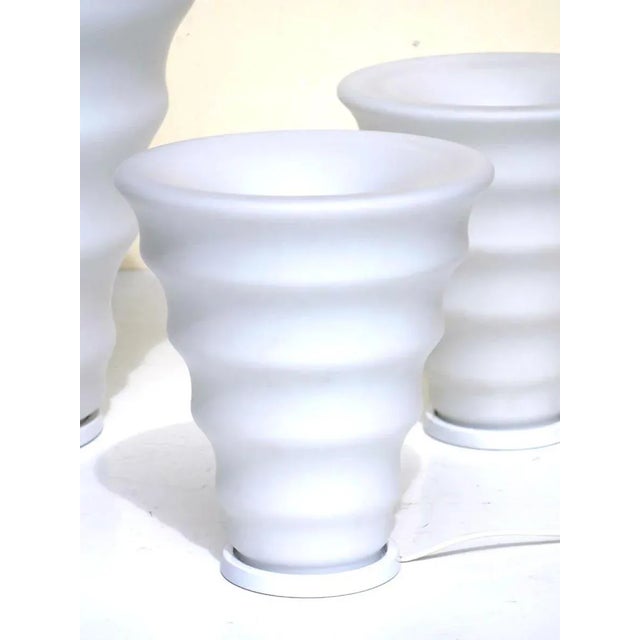 Italian Murano Glass Table Lamps, Set of 3 For Sale - Image 4 of 8