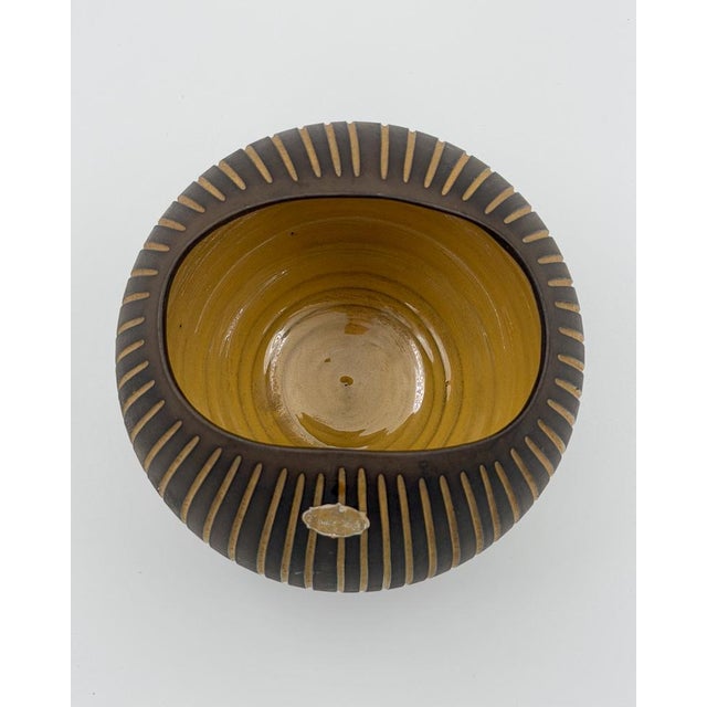 Mid-Century Modern Mid-Century Modern Kokos Ceramic Vase by Hjördis Oldfors for Upsala-Ekeby, Sweden, 1950s For Sale - Image 3 of 5