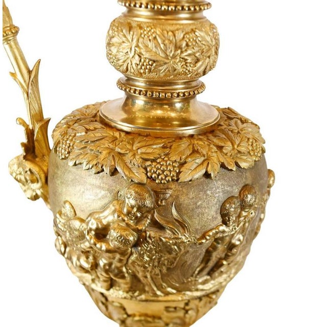 Antique French Gilt Jugs, 1840, Set of 2 For Sale - Image 5 of 18