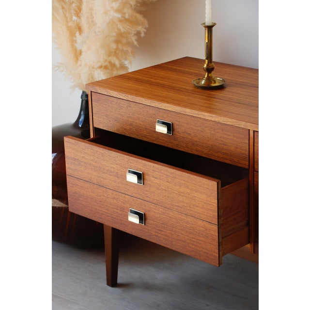 Vintage Teak and Zebrano Chest of Drawers, 1960s For Sale - Image 6 of 18