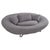 Oval DS-152 Lounge Sofa in Grey Bouclé Fabric from de Sede For Sale - Image 4 of 7