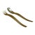 Vintage 1993 Kam Yamazaki Sculptural Stainless Steel Serving Utensils – Japan, Set of 2 For Sale