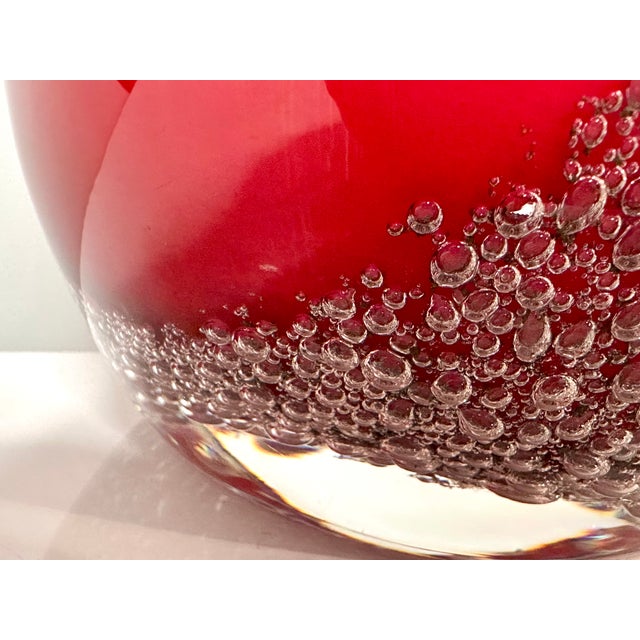 Lead Crystal Glass Art Vase from Schott Zwiesel, West Germany, 1960s For Sale - Image 18 of 18