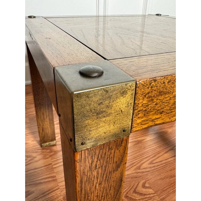 *Note: There is a console table matching this set within my shop. Look at this eye-catching set of vintage Campaign style...