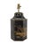 Late 20th Century Pair of 20th-Century Vintage Hand-Painted Chinoiserie Hexagonal Tole Tea Caddy Lamps For Sale - Image 5 of 11