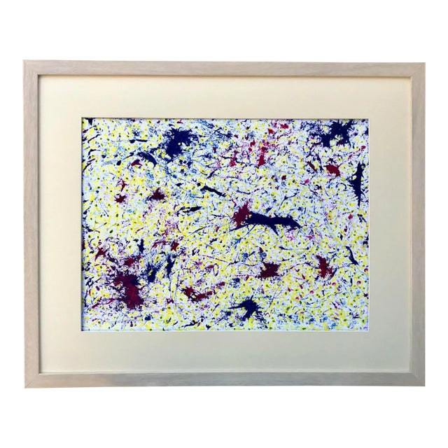 Abstract Painting Mid Century Modern by Lois Walker For Sale