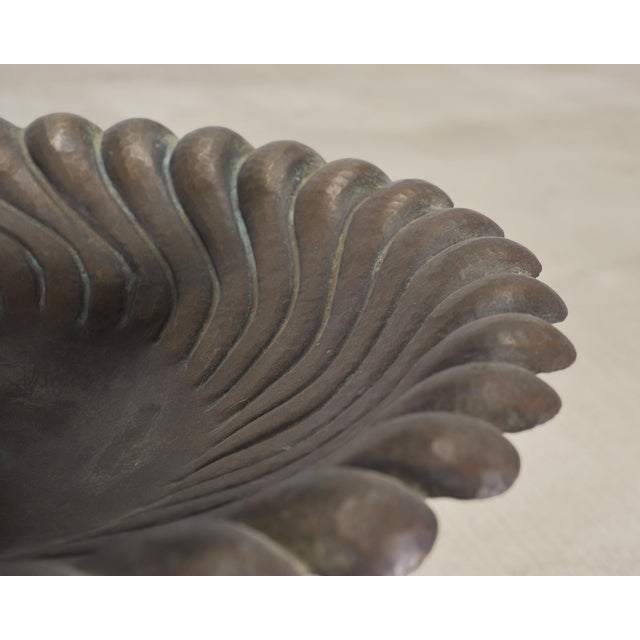 Patinated Bronze Three-Tier Muffin Dessert Stand or Display For Sale - Image 13 of 18