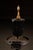 Metal Early 20th Century Scroll Art Gilt Dragon Figural Floor Ashtray Stand For Sale - Image 7 of 10