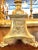 19th. Century Brass Cathedral Candlesticks - a Pair For Sale - Image 4 of 8