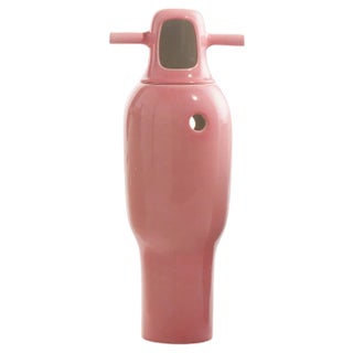 Nº 4 Contemporary Glazed Ceramic Pink Showtime Vase Collection by Jaime Hayon For Sale