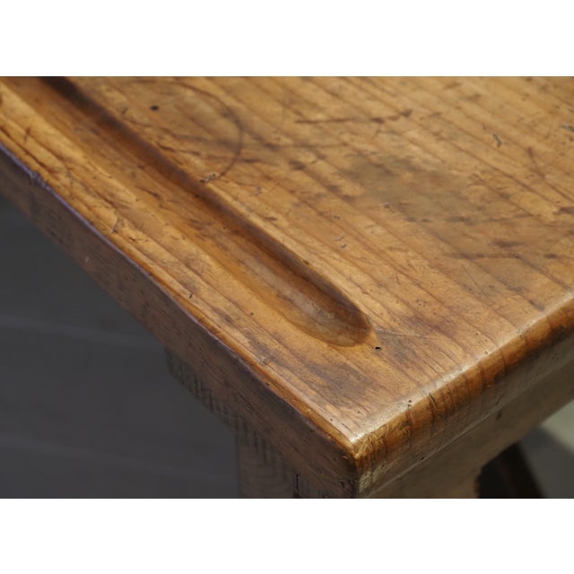Vintage Italian Wooden Worktable For Sale - Image 15 of 16